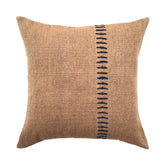 Nimue Taupe with Black Accents Pillow